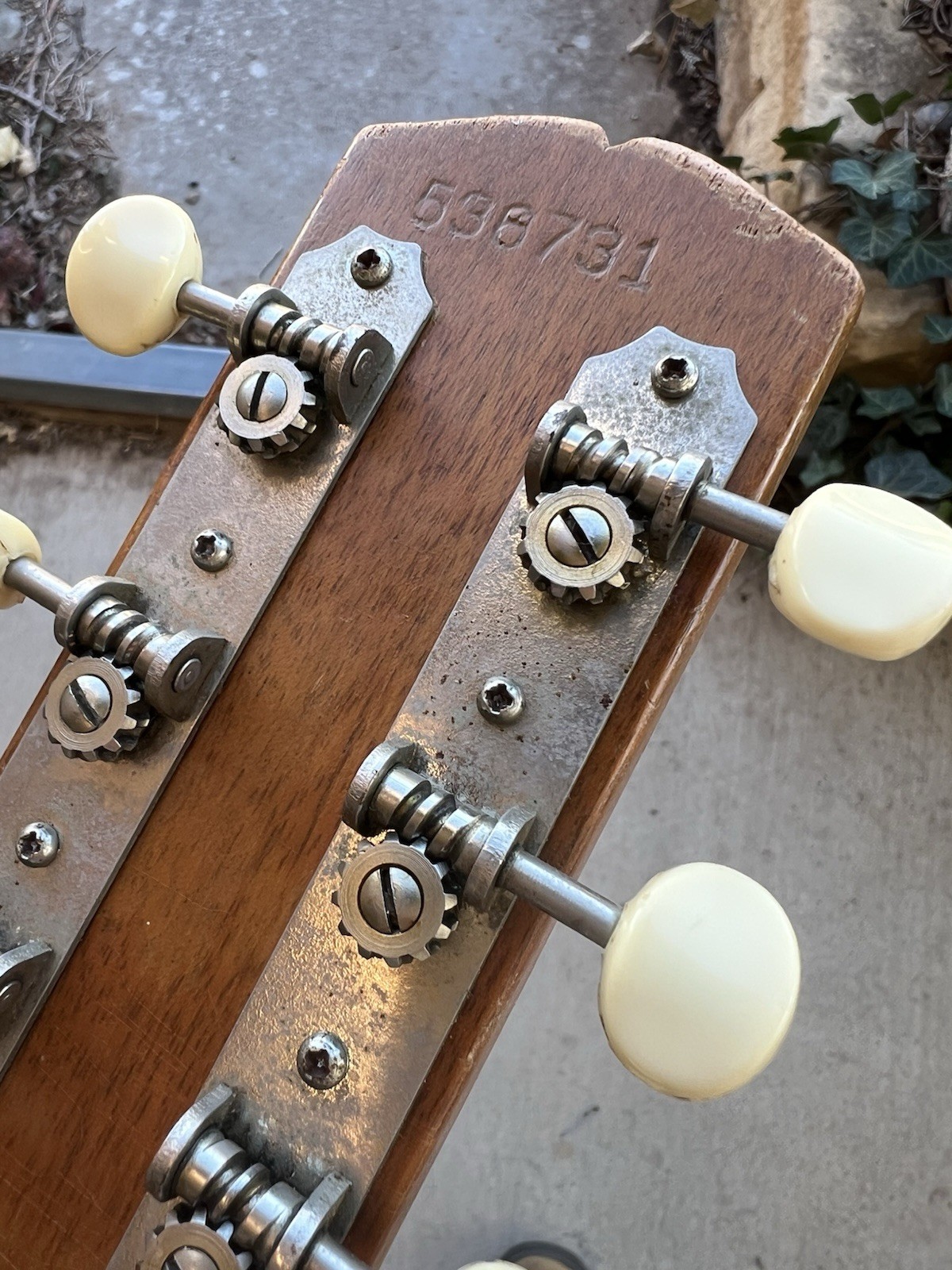 Vintage 1969 Gibson B-15 Mahogany Acoustic Guitar - needs bridge replaced