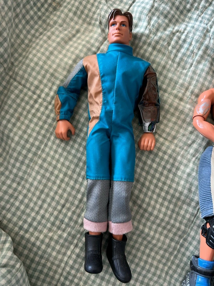 "Colección de 4 figuras de acción articuladas de acero vintage de 12"" de GI Joe y Max" Foto 3 de 4