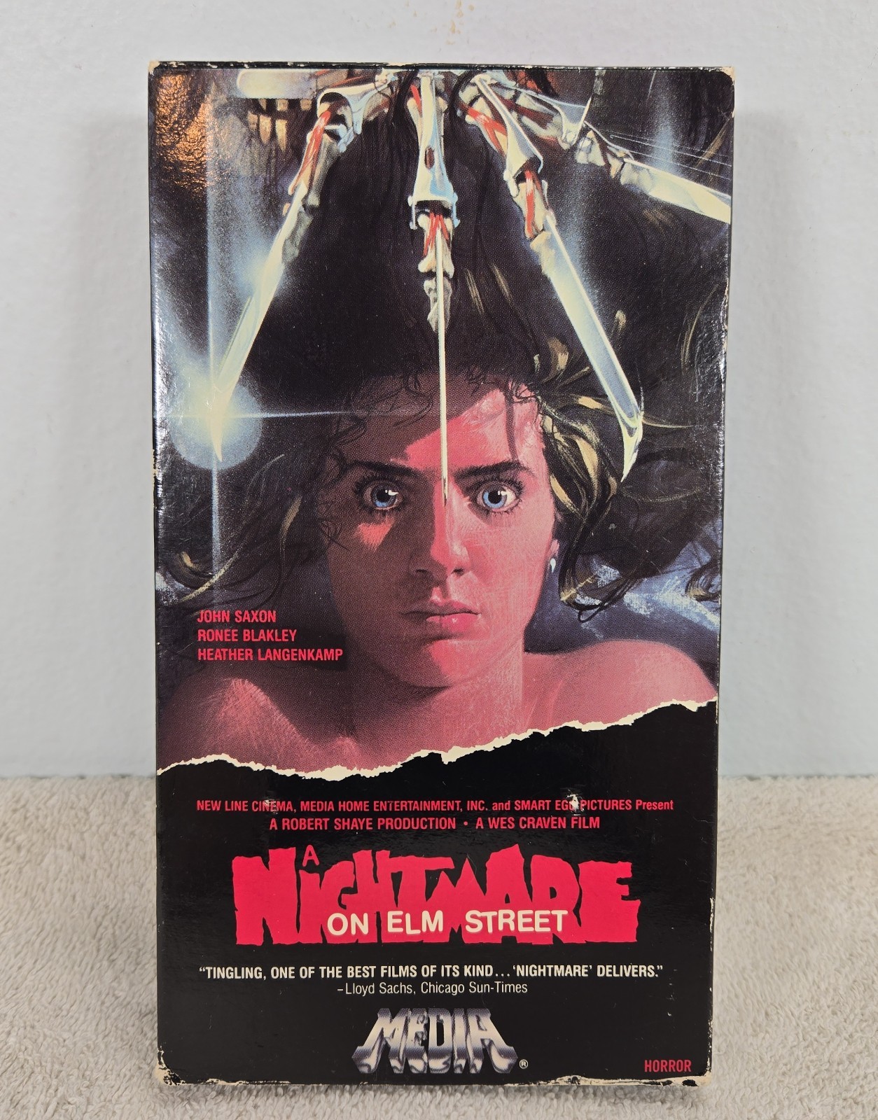 A Nightmare on Elm Street VHS, 1987 Horror, Wes Craven - Original Media Release