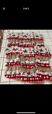 Pioneer Woman Cheerful Rose/ Vintage Floral Christmas   Skirt And 14 Stockings