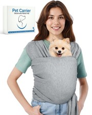 Dog Sling Swaddle Carrier for Small Dog, Cat Front Carriers for Small Pet up ...