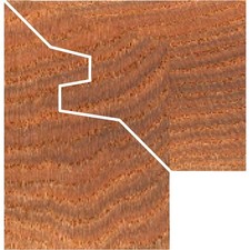 C2125 Shaper Cutter - Double Lock Miter, 3/4" Bore