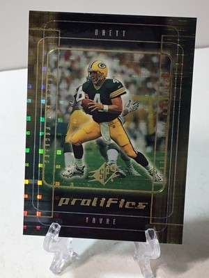 1999 SPx Football Brett Favre Green Bay Packers Prolifics Insert #PL6