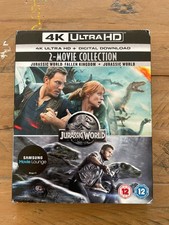 Jurassic World 1 & 2 Movie Collection 4K Ultra HD UHD Blu-ray Set - UK