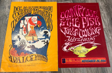 Country Joe & the Fish Family Dog Posters Lot Of 2 Mouse Kelley 1967 1994