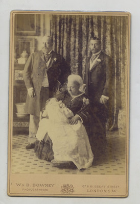 C1894 CABINET PHOTOGRAPH ROYAL FAMILY QUEEN VICTORIA EDWARD V11 GEORGE P.OW  P67