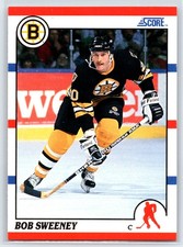 1990-91 Score American Bob Sweeney Boston Bruins #235