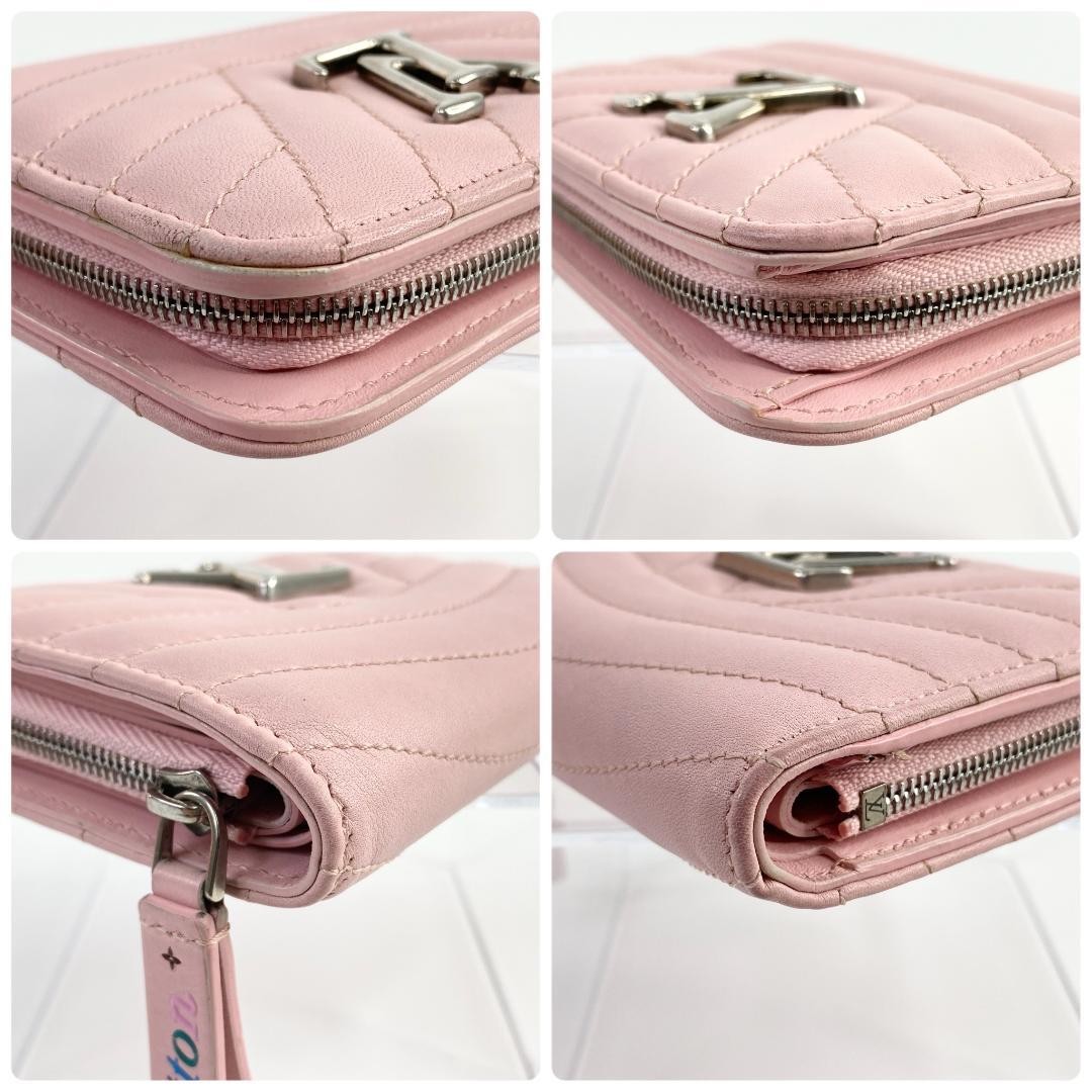 Louis Vuitton New Wave Zippy Compact Wallet Pink M63791 Authentic thumbnail 4