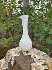 Vintage 1986 FTD Milk Glass Vase 9"