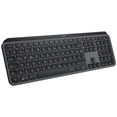 Logitech MX Keys S Graphite - schwarz - LEDs weiß - Logi Bolt