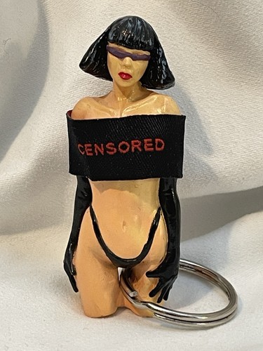1999 Miniations Schlüsselanhänger ~ erotische halbakt weibliche Figur 3" ~ mit abnehmbarem Oberteil - Bild 2 von 11