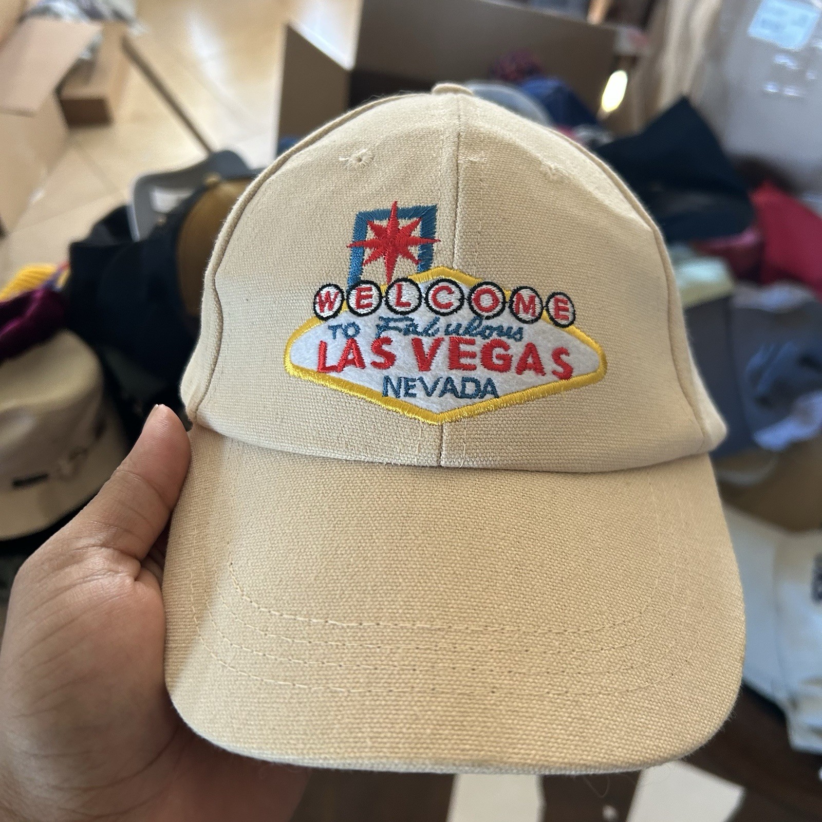Welcome To Las Vegas Vacation Strap Back Adult Logo Baseball Cap Hat Adjustable