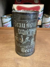 Brau Haus Flat top beer can Grace Bros Brewing Co Santa Rosa