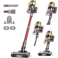 Cordless Vacuum Cleaner, 650W Powerful Suction Stick Vacuum, 75-Min Runtime &...