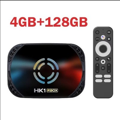 4GB+128GB HK1 RBOX X50 Android 14 Smart TV Box  WiFi 4K UHD Quad-Core Media Play