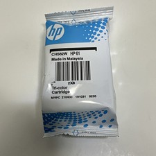 NEW Genuine HP 61 Tri-Color Ink Cartridge CH562W OEM
