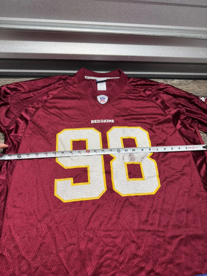 华盛顿红皮队 NFL Brian Orakpo Reebok 球衣 XXL — 第 4/4 张图片