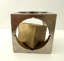 Sputnik in Cube Mechanical Puzzle Designed by Marcel Gillen