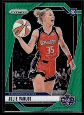 2024-25 Panini Prizm WNBA Green Julie Vanloo Rookie Washington Mystics #42