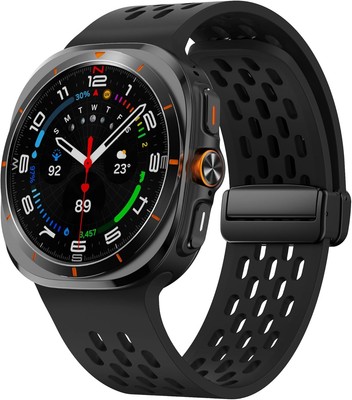 Silicone Strap Compatible with Samsung Galaxy Watch Ultra 47mm Breathable