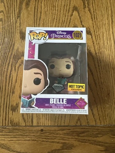 Funko Pop! Vinyl: Disney Princess - Belle (Diamond Glitter) #1021- HT Exclusive!