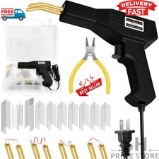 Hot Stapler Car Bumper Fender Plastic Welder Gun Plastic Repair Kit 800 Staples