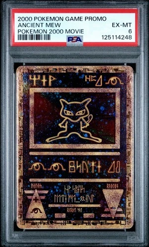 Ancient Mew Promo Pokemon the Movie 2000 Holo Card PSA 6
