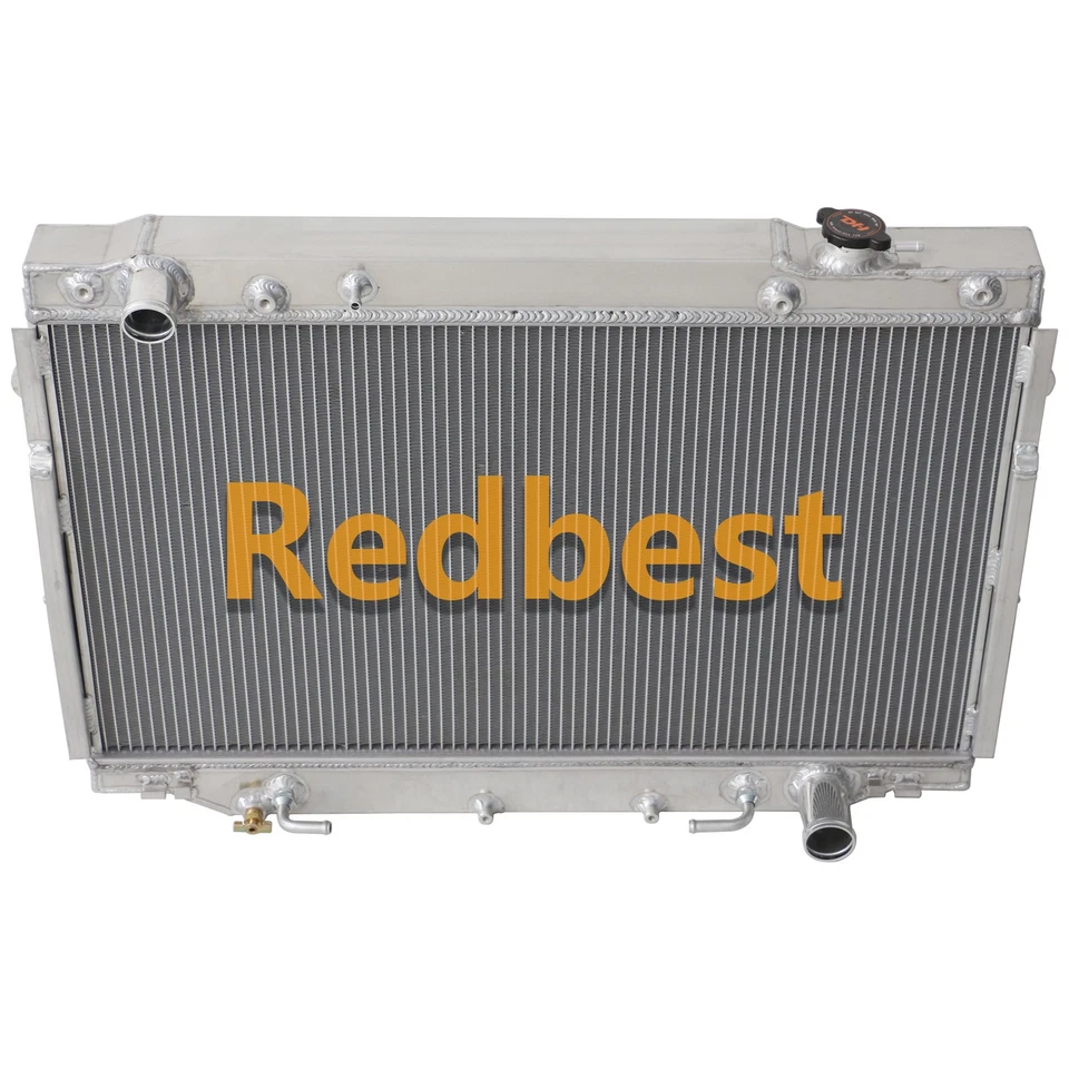 Radiador de alumínio 3 fileiras compatível com 1993-1997 Toyota Land Cruiser 96-97 Lexus LX450 4,5L - Imagem 4 de 4