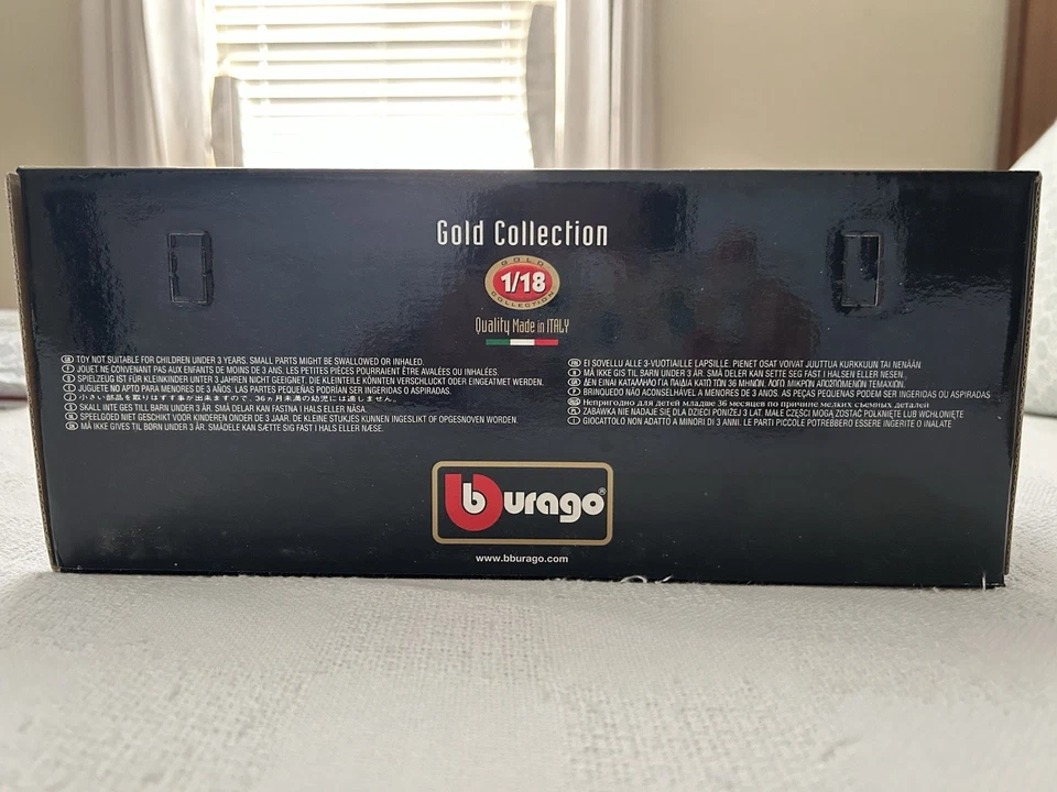 REDUCIDO: 1998 Shelby Serie 1 Firmado por Carroll Shelby Die Cast 1:18 Burago Nuevo en Caja Foto 4 de 4