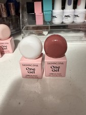 Dashing Diva One Gel One Step Gel Polish White Mauve 0.33 fl oz 10 ml
