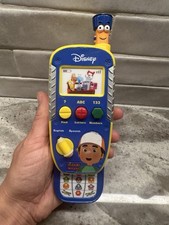 Disney V Tech Handy Manny Manny's Learning Phone Spanish English HTF RARE WORKS 