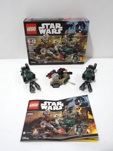 Lego Star Wars 75164 Gunner Base & 2 Speeders w/Manual & Box NO Minifigs