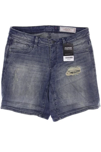 Esprit Shorts Damen kurze Hose Hotpants Gr. W27 Baumwolle Blau #0toy7z0