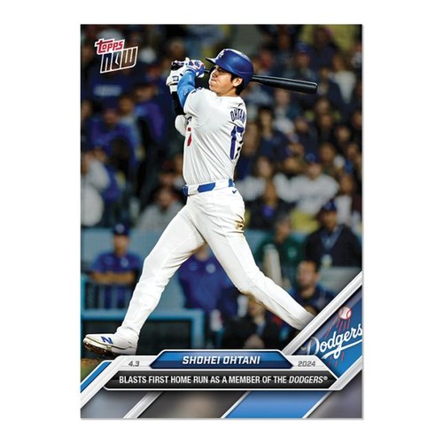 2024 Topps Now Shohei Ohtani First Home Run as a Member of the Dodgers #0036