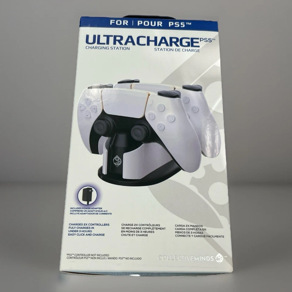 Collective Minds Ultra Charge Station PS5 DualSense Controller Charger Dock Fast - Image 3 of 4