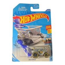 Hot Wheels - Aisle Driver (Grey w/ Blue Man) - HW Ride-Ons 2/5 - 2016 Mattel