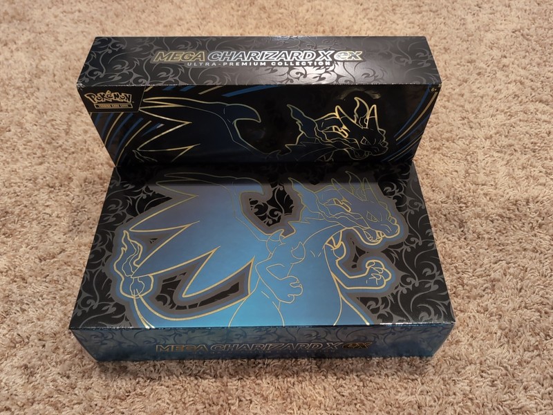 Mega Char X EX UPC|Box/Mat/Coin/Dice/Sleeves/Dividers (No Promos/Packs) 