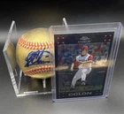 Bartolo Colon signed Rawlings Official Gold Baseball - Beckett COA - With Case