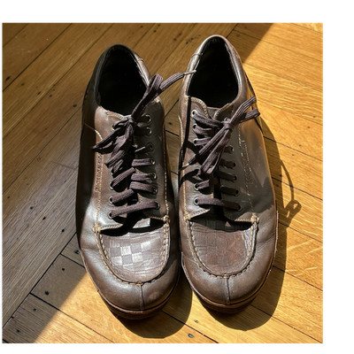 Louis Vuitton Damier Leather Derby Shoes w/ Vibram Sole Made in Italy Size 9.5