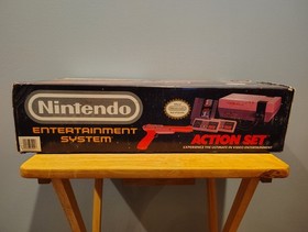 Nintendo NES Action Set Console Console Set Completo CIB OEM Ottime Condizioni C Foto