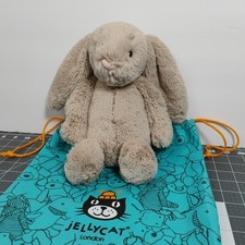 Jellycat Bashful Beige Bunny Medium 12" Plush Stuffed Animal
