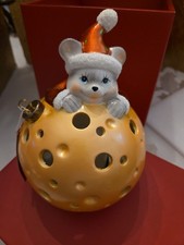 Color Changing Mouse On An Ornament Figurine Or Stabilizes Light Also Brand New 