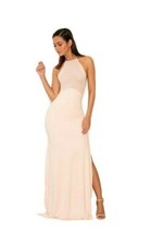House Of CB London Aurelia Maxi Dress Blush UK S 8-10 RRP £99 LN024 ii 04