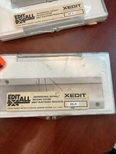 Editall Aluminum KV-8 1/2" 5.5" Long Tape Editing Splicing Excellent Cond. TL