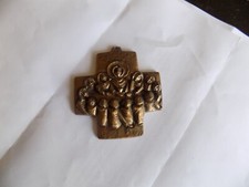 Altes Kreuz aus Bronze - Abendmahl - Top Zustand - aus Nachlass
