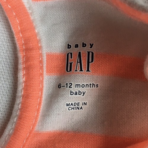 Gap One Piece Size 3 6 Months Leopard Cotton Romper Striped Gapkids Baby Girl - Picture 10 of 12