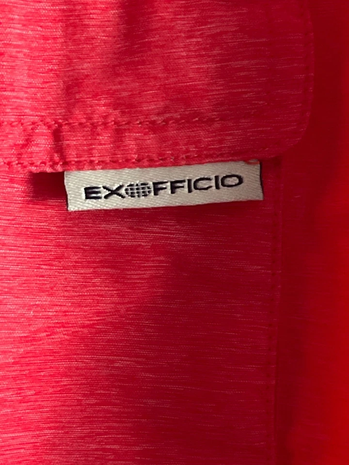 Camisa de pesca ExOfficio para mujer ventilada talla XL roja manga larga Foto 4 de 4
