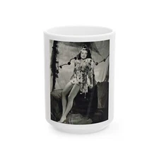 Dorothy Malone #161 (Vintage Female Icon) White Coffee Mug