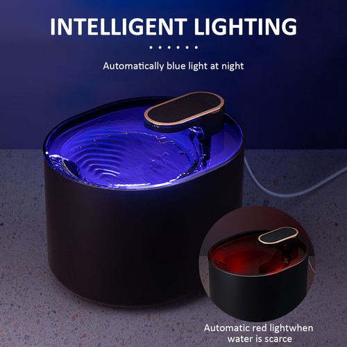 Pet Water Fountain Dispenser with Filter Automatic Waterer Travel - 第 3/12 張圖片