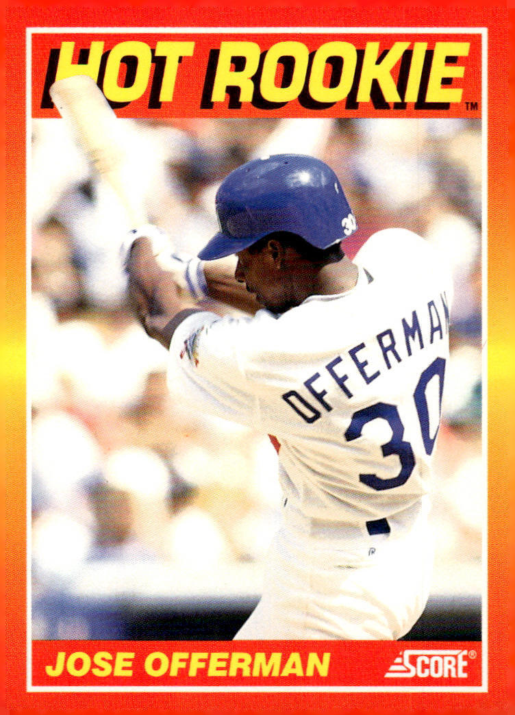 1991 Score #10 Jose Offerman Hot Rookies